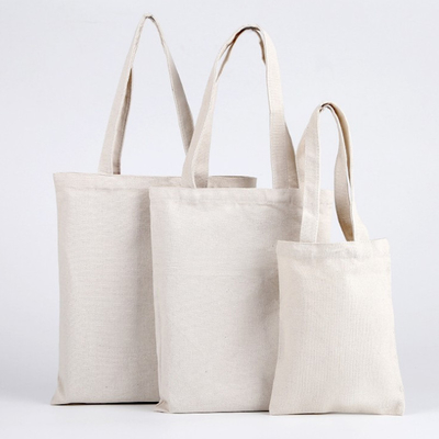 Άσπρη μέση 8 OZ 50x2.5cm τσάντα Tote καμβά βαμβακιού