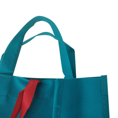 Μικρή ανακυκλωμένη υφαμένη τσάντα CMYK 30cm 80gms PP μη