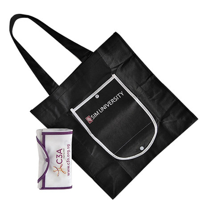 Υφαμένες Tote τσάντες CMYK 37x10x37cm 120gsm Drawstring μη