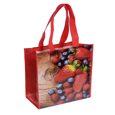 ODM 40x32x12cm τοποθετημένες σε στρώματα υφαμένες τσάντες πολυπροπυλενίου 25kg 80gsm
