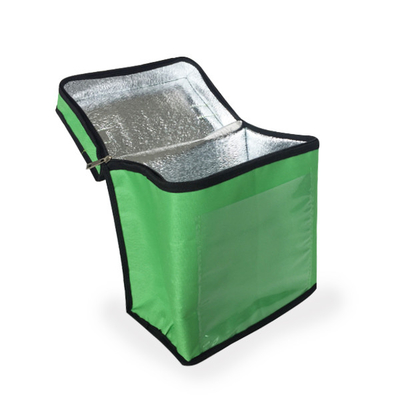 600D PVC 24x15x28cm μεσημεριανού γεύματος πολυεστέρα φιλικές πιό δροσερές τσάντες Eco