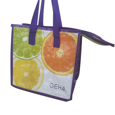 Αδιάβροχη μονωμένη Tote 100pcs τσάντα μεσημεριανού γεύματος cOem 23x26x16cm