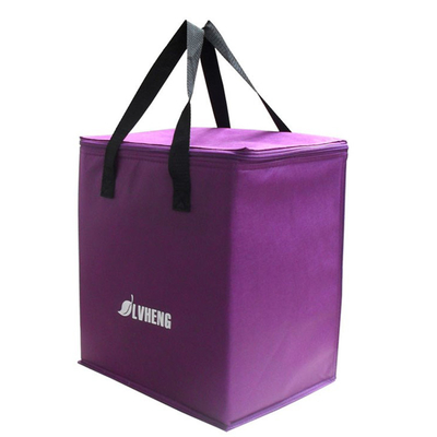 Μη υφαμένο κρασί 20x15x20cm 80gsm 2mm μονωμένη EPE πιό δροσερή τσάντα