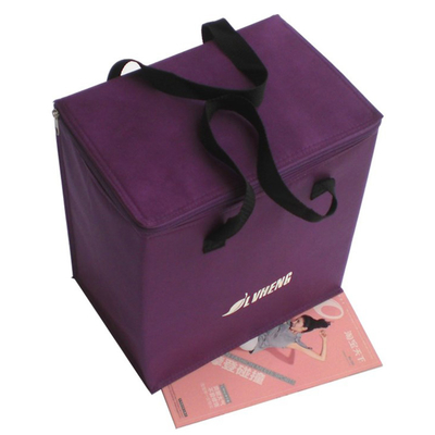 Μη υφαμένο κρασί 20x15x20cm 80gsm 2mm μονωμένη EPE πιό δροσερή τσάντα