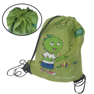 Πολυεστέρας CMYK 34x45cm φιλικές Drawstring τσάντες 210D Eco
