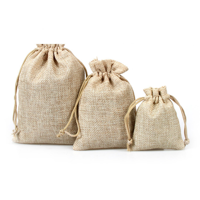 Μικρό βαμβάκι 15x20cm τσάντα Drawstring κάλυψης 50pcs 60cm