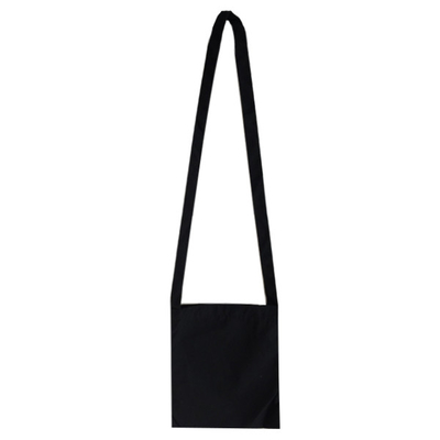10OZ ο Μαύρος 1 χρώμα 190T 25X27cm ανακύκλωσης τσάντα βαμβακιού