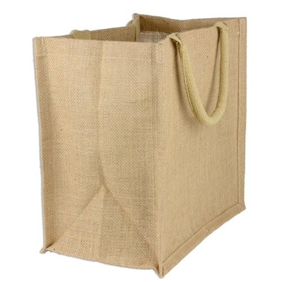 Burlap επαναχρησιμοποιήσιμη 40x14x34cm 390gsm τσάντα αγορών γιούτας