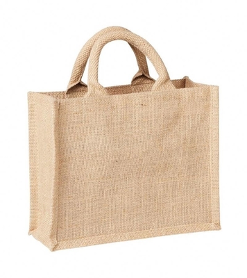 Burlap επαναχρησιμοποιήσιμη 40x14x34cm 390gsm τσάντα αγορών γιούτας