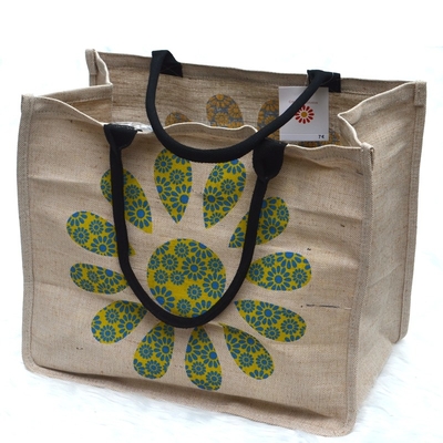 Λινό αγορών 30x40cm Hessian 50cm τσάντες αγορών