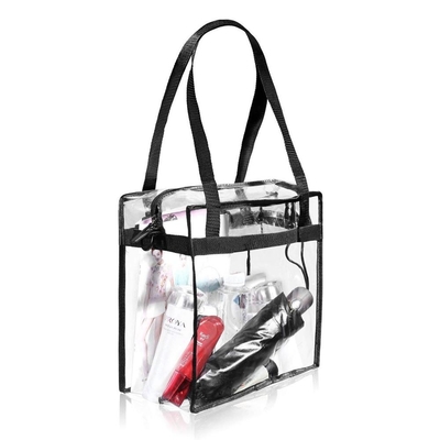 Υπεραγορά 0.2mm όμορφη 35x14x38mm τσάντα μολυβιών PVC Tote