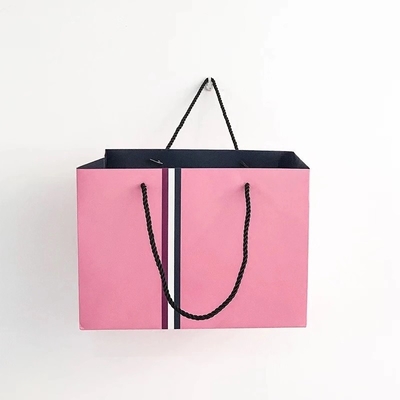 Washable τσάντα εγγράφου 21x11x27cm 350g UV CMYK 160gsm μη υφαμένη