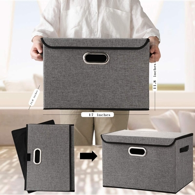 Ιματισμός 10L 10KG 32x32x16cm πτυσσόμενο κιβώτιο υφάσματος
