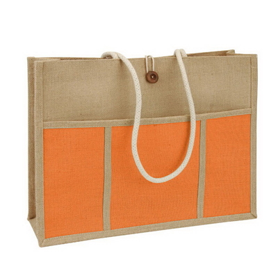 Παραλία 45x15x33cm γυναικών cOem Tote τσάντα αγορών γιούτας