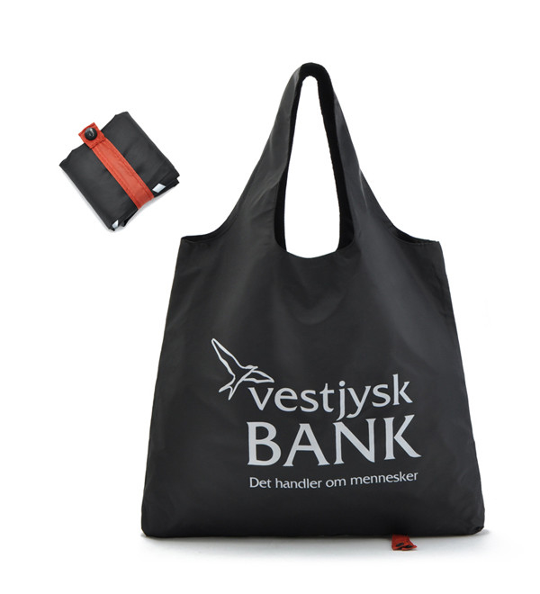 1 πολυεστέρας 40cmx60cm 190T εκτύπωσης χρώματος που διπλώνει την τσάντα Tote